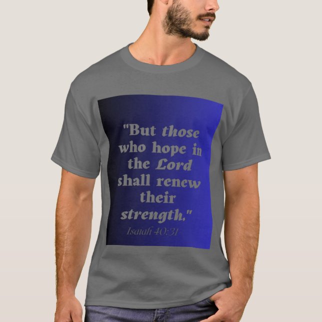 CAMISETA ISAIAH 40:31 000555 (Anverso)