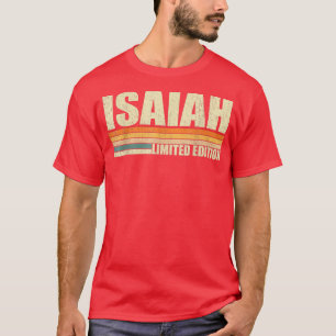 Camiseta Isaiah Gift Name Personalized Funny Retro Vintage