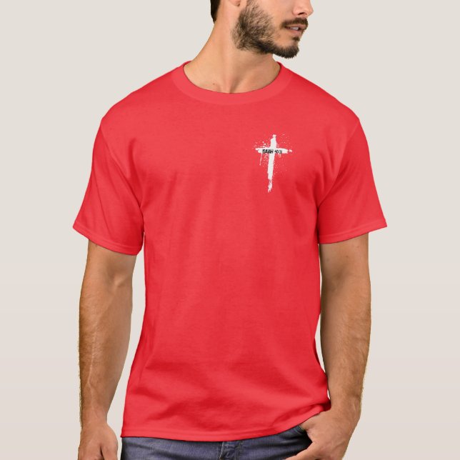 Camiseta Isaías 40:31 Biblia de resistencia Verse (Anverso)