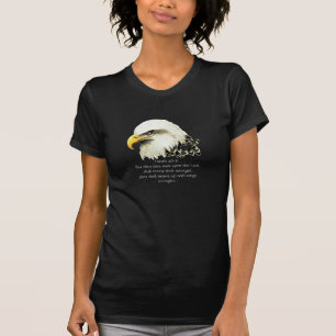 Camiseta Isaías 40:31 Escritura Inspiradora del águila