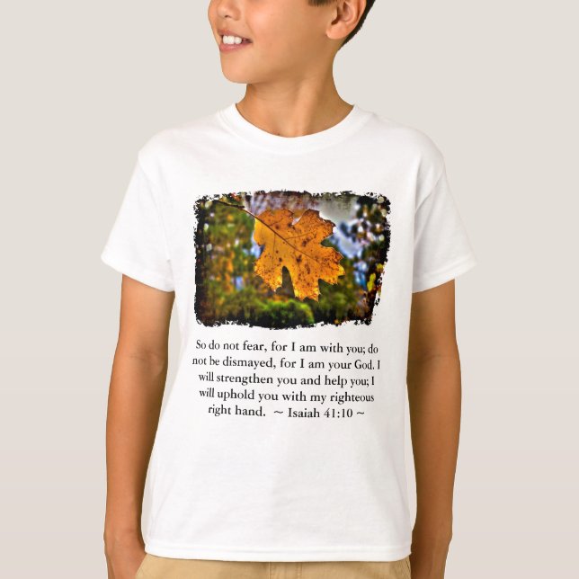 Camiseta Isaías 41:10 (Anverso)