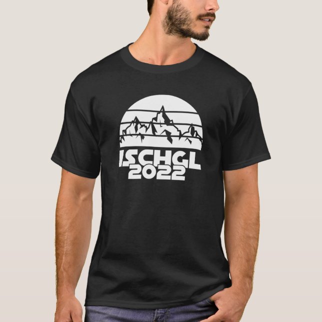 Camiseta Ischgl 2022 Vacaciones para esquiar (Anverso)
