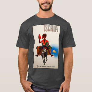 Camiseta Ischia vintage travel poster
