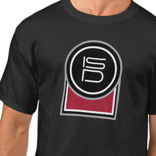 Camiseta ISD Unisex Rojo Negro I