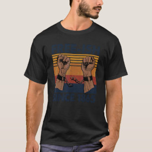 Camiseta Ish libre desde 1865 19 de junio Junte de historia