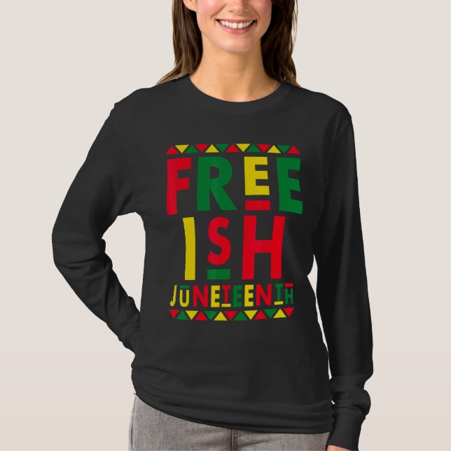 Camiseta Ish Libre Soy Black History 2022 Mujeres Negras Bl (Anverso)