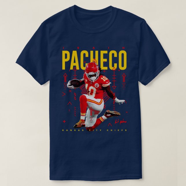 Camiseta Isiah Pacheco Kids Long Sleeve TShirt (Diseño del anverso)
