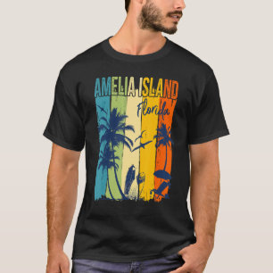 Camiseta Isla Amelia Florida Vacaciones Familiares Grupo de