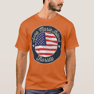 Camiseta Isla Anna Maria - Patriotic Florida Souvenir T-S