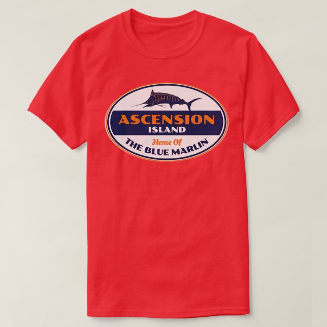 Camiseta Isla ASCENSION Pesca Manga Larga (Diseño del anverso)