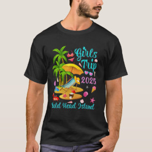 Camiseta Isla Bald Head Carolina del Norte Viaje de Chicas 