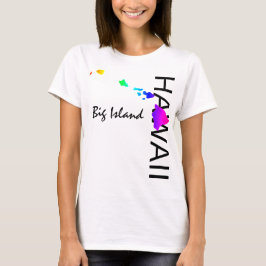 CAMISETA ISLA BIG - ISLAS HAWAII NEON RAINBOW