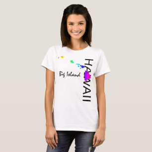 CAMISETA ISLA BIG - ISLAS HAWAII NEON RAINBOW