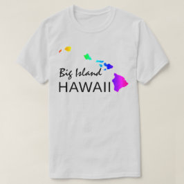 CAMISETA ISLA BIG - ISLAS HAWAII NEON RAINBOW