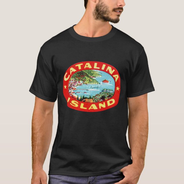 Camiseta Isla California de Catalina del vintage (Anverso)