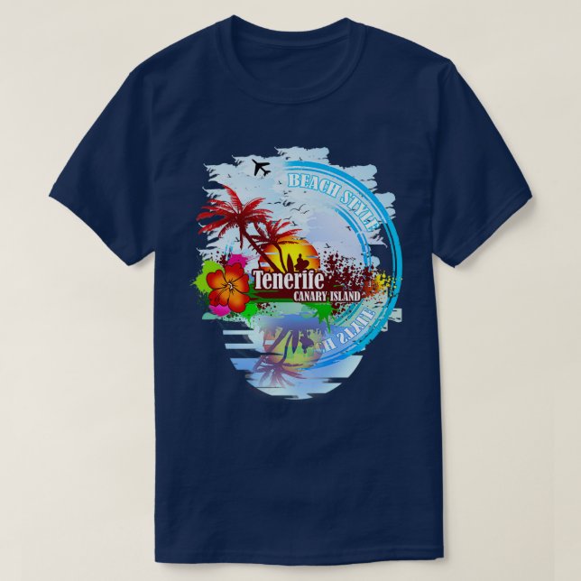 Camiseta Isla Canaria de Tenerife (Diseño del anverso)
