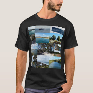 Camiseta Isla Canguro, Australia, Collage de fotos, T-Shi