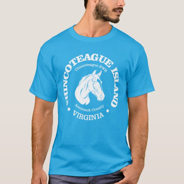 Camiseta Isla Chincoteague (pony) (Anverso)