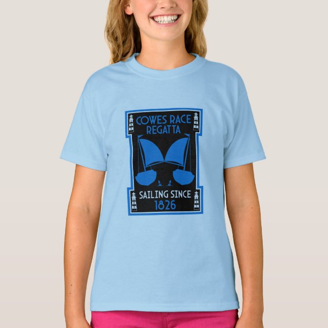 Camiseta Isla Cowes de Wight Yacht Regatta (Anverso)