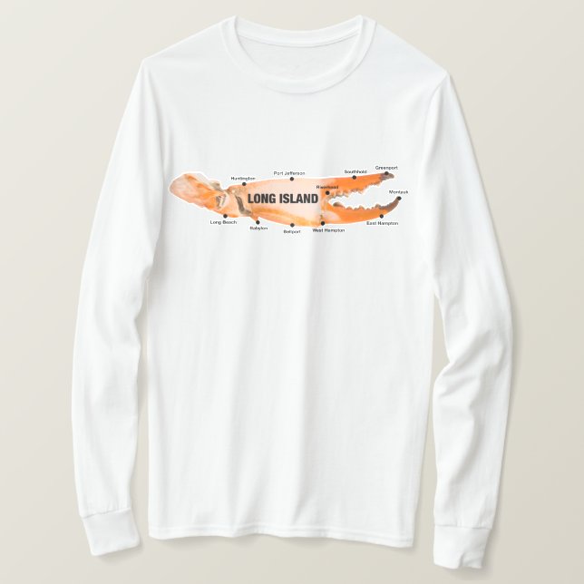 CAMISETA ISLA CRAB LEG (Anverso del diseño)