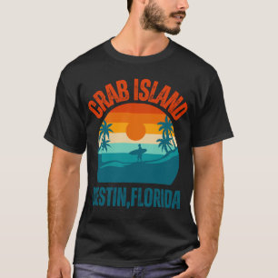 Camiseta Isla Crab vacaciones de verano Destin Florida 2025