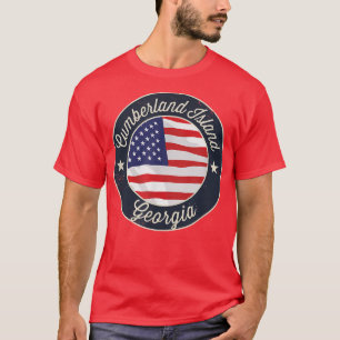 Camiseta Isla Cumberland - Patriotic Georgia Souvenir T-S