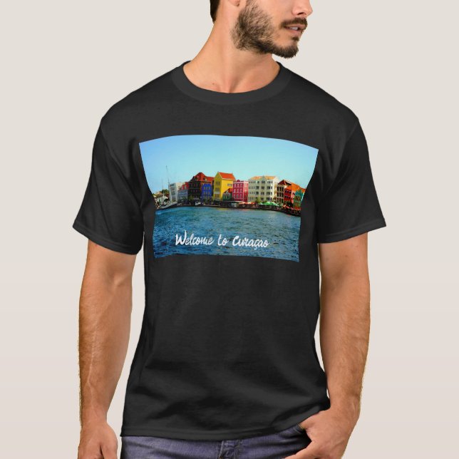 Camiseta Isla Curacao Diseño de Admiro (Anverso)