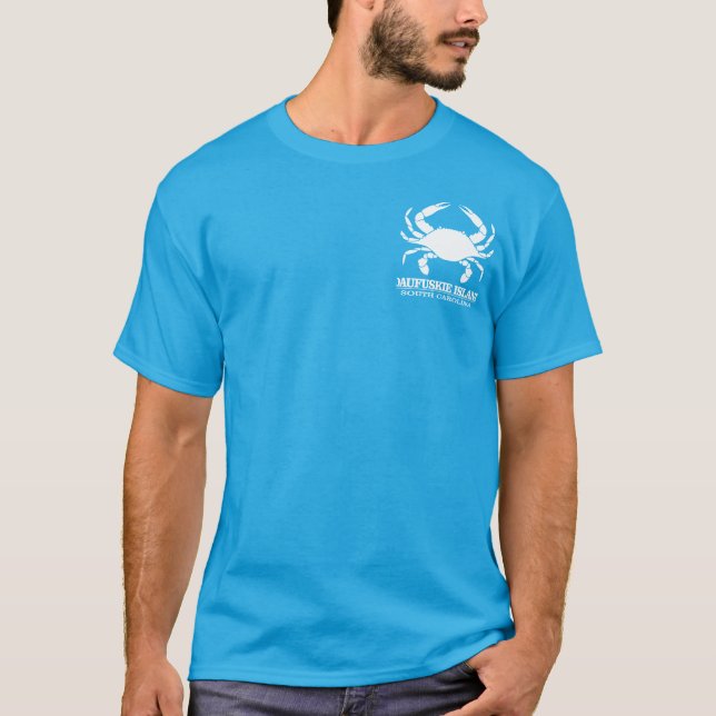 Camiseta Isla Daufuskie (cangrejo) (Anverso)