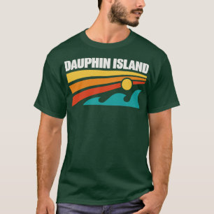 Camiseta Isla Dauphin Alabama Playa Bahía de Mobile Golfo d