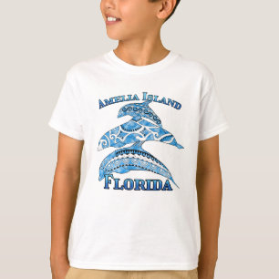 Camiseta Isla de Amelia Florida Vacaciones para delfines tr
