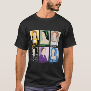 Camiseta Isla de Broadway Seis Escuela Antigua Queens Blue 