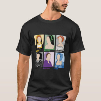 Camiseta Isla de Broadway Seis Reinas Antiguas Azules Peque