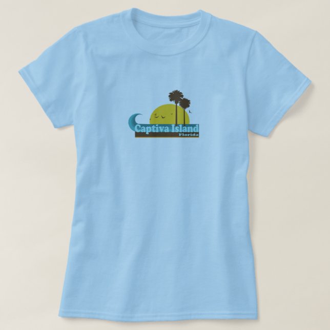 Camiseta Isla de Captiva (Diseño del anverso)