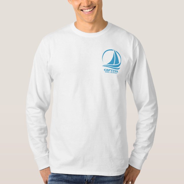 Camiseta Isla de Captiva (concha de mar) (Anverso)