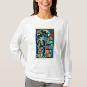 Camiseta Isla de Catalina, California - letra grande
