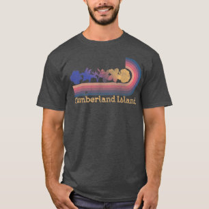 Camiseta Isla de Cumberland Retro Flores tropicales estilo 