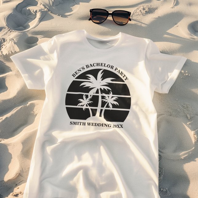Camiseta Isla de Despedida de Soltero en la Playa Boda Padr (Subido por el creador)