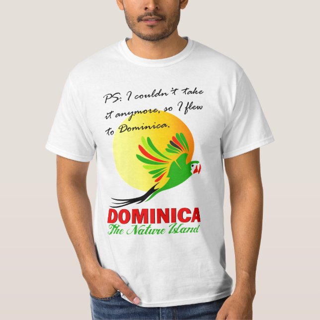CAMISETA ISLA DE DOMINICA, PICOSEGUNDO (Anverso)