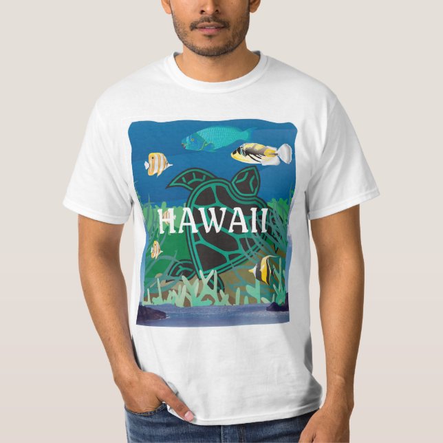 Camiseta Isla de Hawaii Oahu (Anverso)