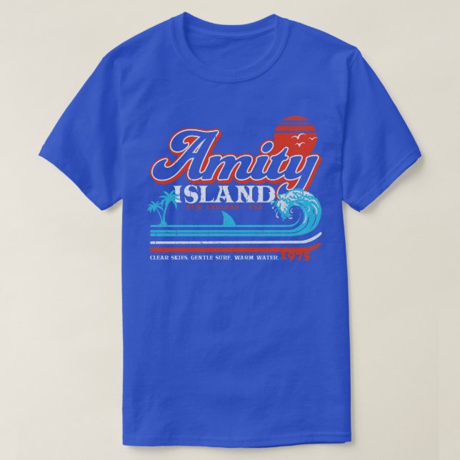 Camiseta Isla de la Amistad Retro Universal UCS LLC (Diseño del anverso)