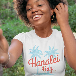 Camiseta Isla de la Bahía de Hanalei, Kauai, Surf de recuer