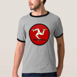 Camiseta Isla de la bandera de la calidad de Roundel del