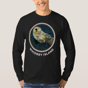 Camiseta Isla de la Marejada Cute Otter Wa