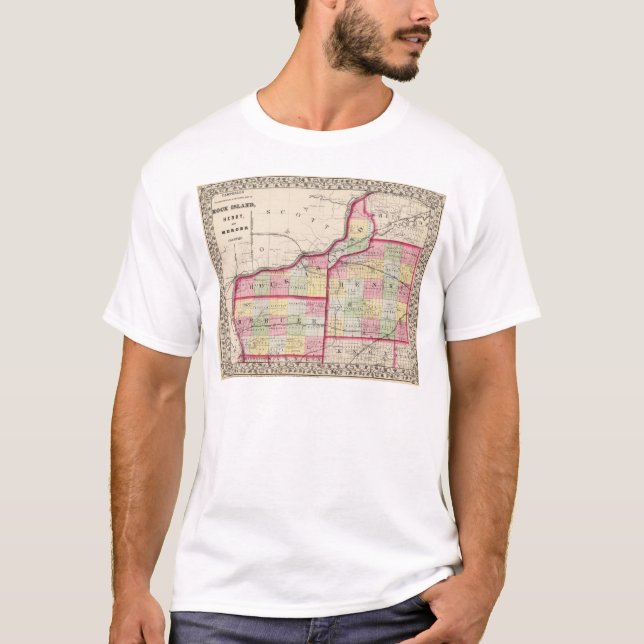 Camiseta Isla de la roca, Henry, condados del sedero (Anverso)