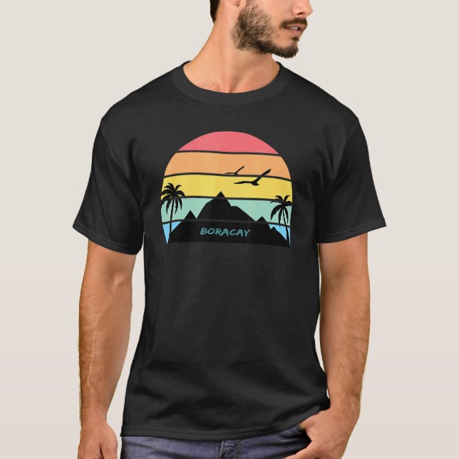 Camiseta Isla de las Palmas de Viaje de Playa de Filipinas  (Anverso)
