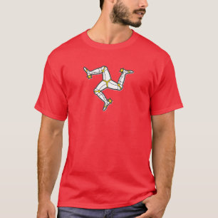Camiseta Isla de las piernas de la Isla de Man de la