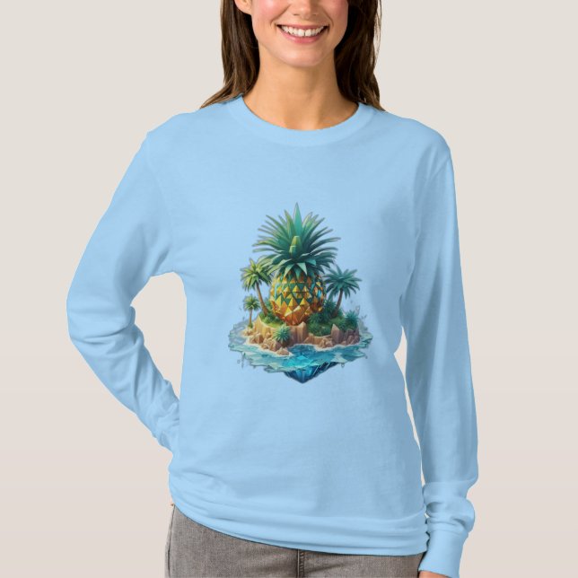 Camiseta Isla de las piñas. (Anverso)