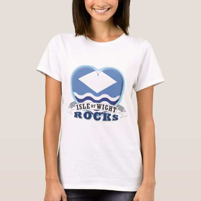 Camiseta Isla de las rocas del Wight (Anverso)