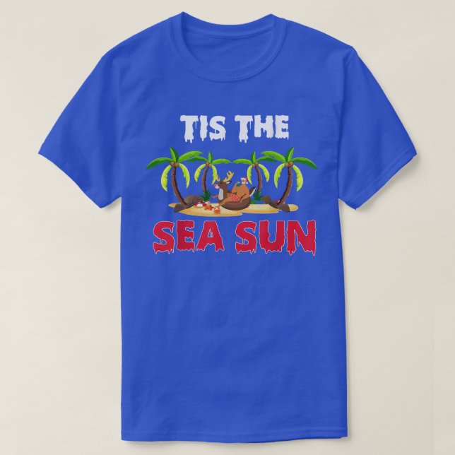 Camiseta Isla de los Cocoteros Sea Sun Santa Rudolph (Diseño del anverso)