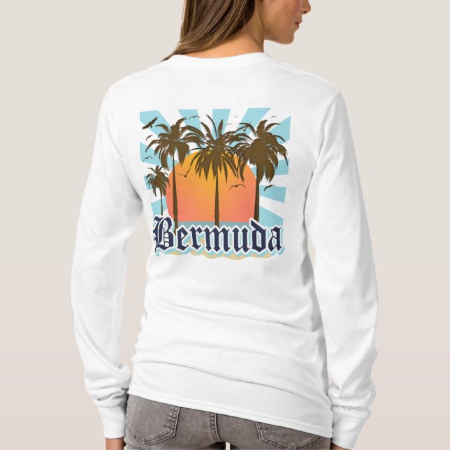 Camiseta Isla de los recuerdos de Bermudas (Reverso)